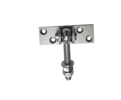 Plaat met draadstang voor frames - 120x40mm [5mm] (kruis) - Galvanisch verzinkt