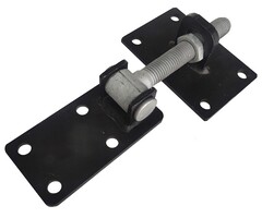 Wandmodel - 100x150mm (met lip) [6mm] - Zwart gepoedercoat