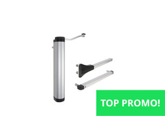 Locinox Poortsluiter - tot 1500mm (bestaande poort) [90° en 180°] - Aluminium - Zilver