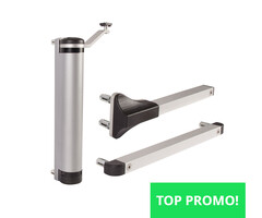 Locinox Poortsluiter - tot 1100mm (bestaande poort) - Aluminium - Zilver