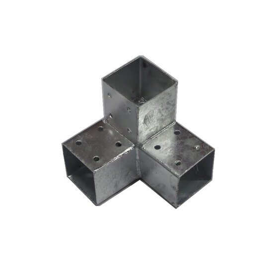 Hoekmodel voor drie palen