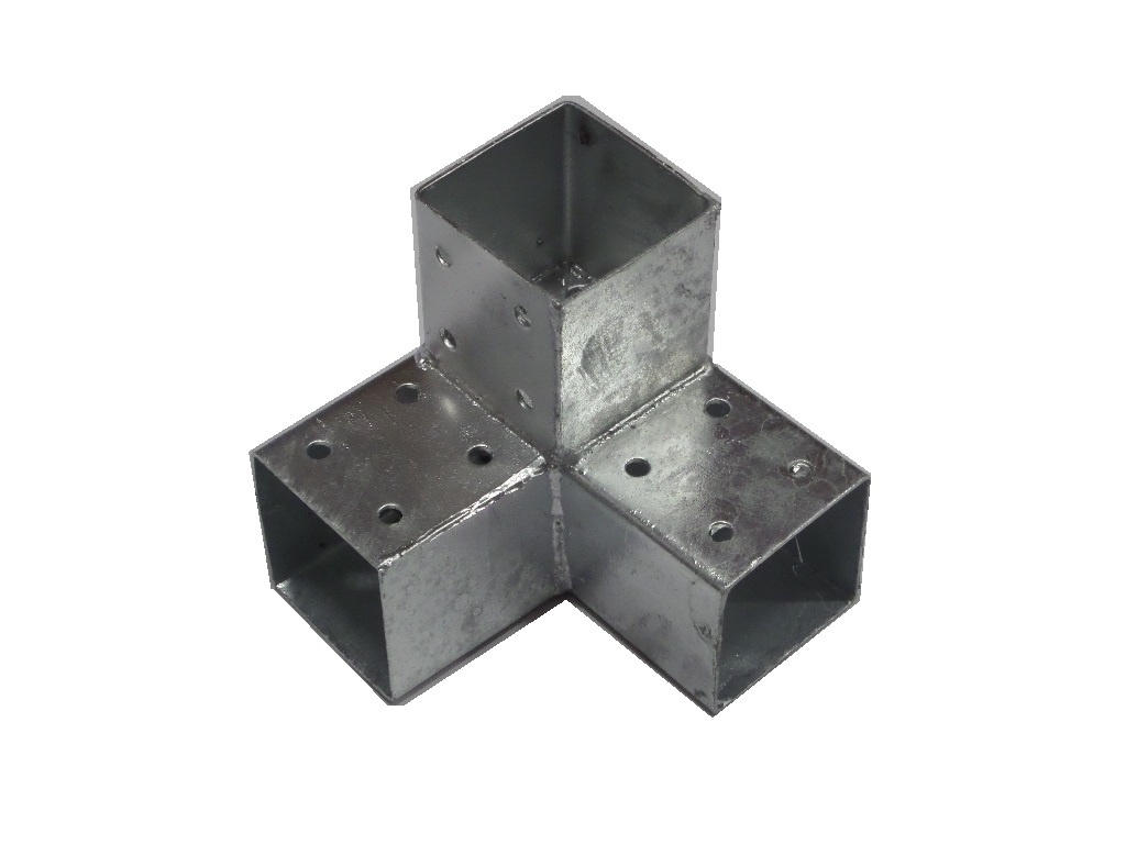 Hoekmodel voor drie palen