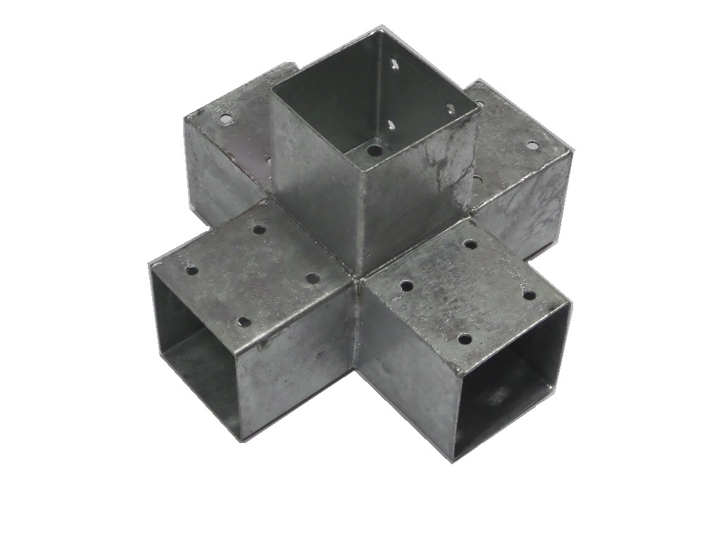 Kruismodel 5-weg 90x90mm Vuurverzinkt - 1.8mm