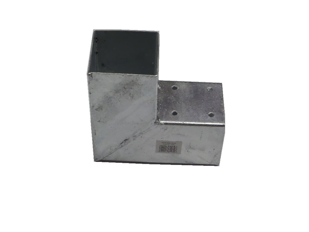 Hoekmodel voor Twee Palen 90x90mm Vuurverzinkt