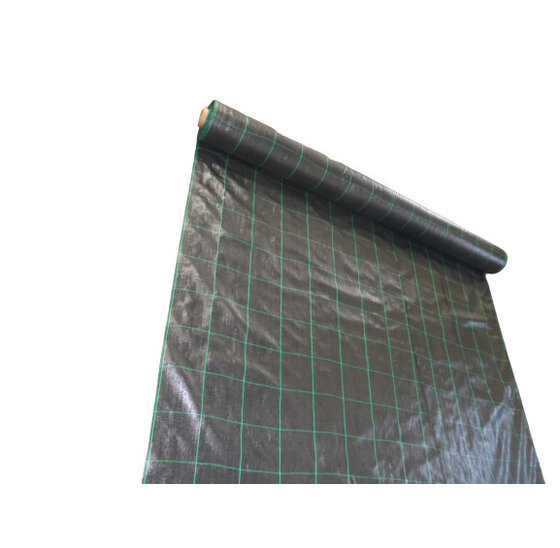 Worteldoek 1,65x100m zwartgroen 105g/m² zonder coating