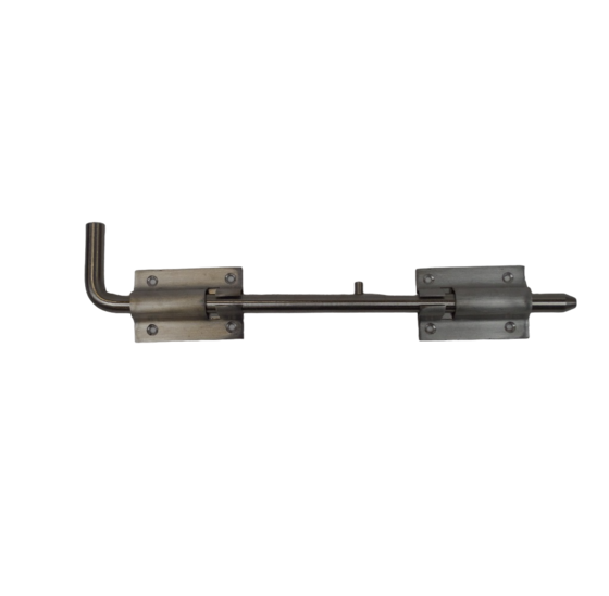 Grondgrendel met 2 Geleiders - 450mm [16mm] - RVS