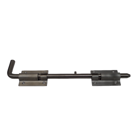 Grondgrendel met 2 Geleiders - 450mm [16mm] - RVS