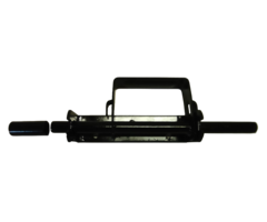 Varkenshokgrendel - 266mm - Zwart gepoedercoat