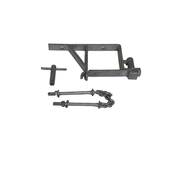 Slagboomsluiting met pen 360x205mm Model 2 Vuurverzinkt