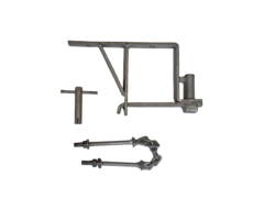 Slagboomsluiting met pen - 360x205mm (model 2) [8mm] - Vuurverzinkt