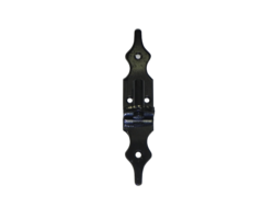 Plaatduim - 240mm [5mm] - Zwart gepoedercoat