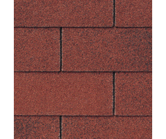 Bitumineuze dakshingles rood 3-tab 915x305mm (3,1m² per pak)