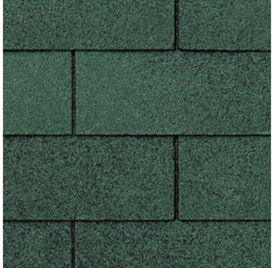Bitumineuze dakshingles groen 100x336mm 3-tab (3m² per pak)