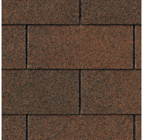 Bitumineuze dakshingles bruin 915x305mm 3-tab (3,1m² per pak)