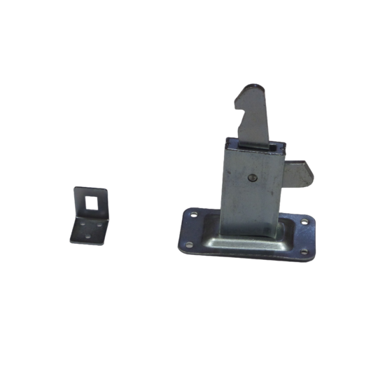 Deurvastzetter Vloermodel 120x60mm Galvanisch Verzinkt