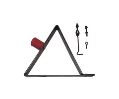 Deurvanger - 240x170x38mm - Zwart gepoedercoat