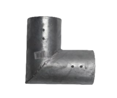 Verbinders voor ronde palen - Ø100mm (90°) - Vuurverzinkt