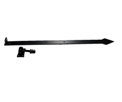 Duimheng verstelbaar rustiek - 800mm [6mm] - Zwart gepoedercoat