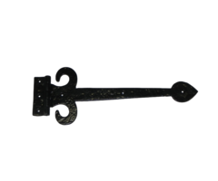 Kruisheng rustiek - 425mm [5,5mm] - Zwart gepoedercoat