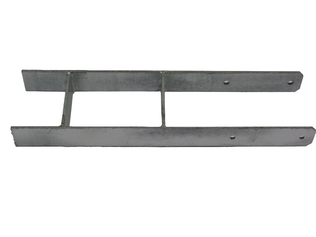 H-anker 141mm - Lengte 600mm - 6mm Vuurverzinkt