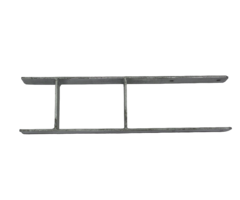 H-anker - 121mm (L: 600mm)  [6mm] - Vuurverzinkt