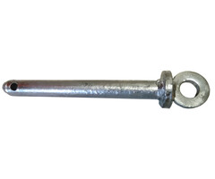 Stalen pen 240xØ 21mm Vuurgezinkt