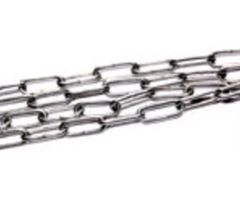 Ketting 2,6 meter RVS - 10 stuks