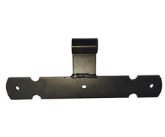 Middenheng 300x45x6mm Galvanisch verzinkt + zwarte poedercoating