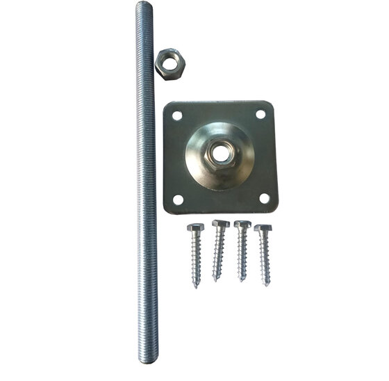 Set scharnierplaat voor schroeffundering