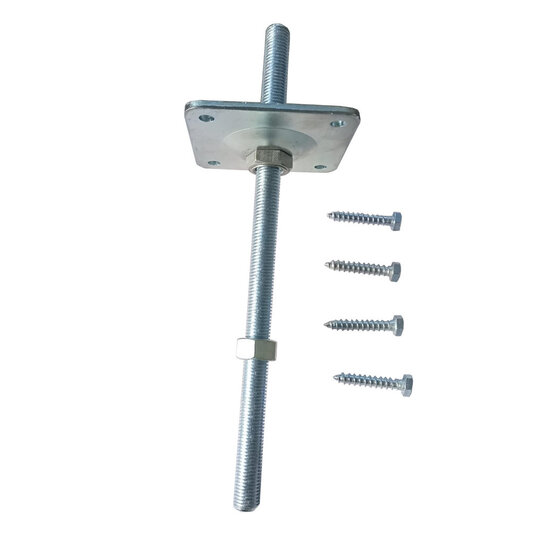 Set scharnierplaat voor schroeffundering