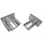 Montagehoek + U-beugel Vuurverzinkt 105x120x80 mm - 10 stuks