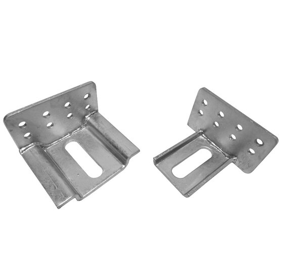 Montagehoek + U-beugel Vuurverzinkt 105x120x80 mm - 10 stuks