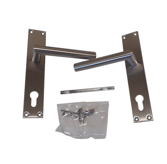 Deurschild en deurkruk