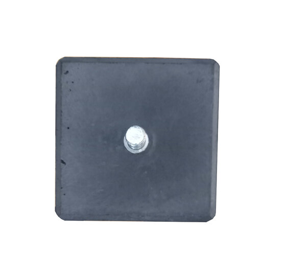 Betonpoer 150x150x100mm met M16 draadstang en facetrand (49 stuks)