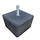 Betonpoer 150x150x100mm met M16 draadstang en facetrand (49 stuks)