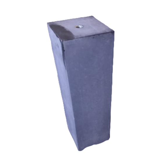 Betonpoer 15x15x58cm met M20 schroefhuls, 44 stuks per pallet