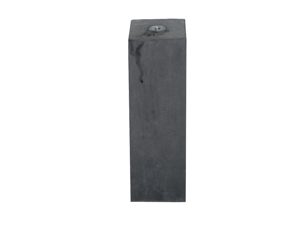 Betonpoer 220x220x580mm met facetrand en M20 schroefhuls (24 stuks)