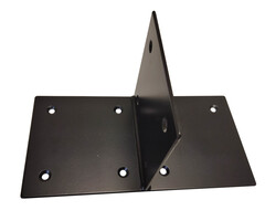 Houtverbinding T-stuk 145x293mm Verzinkt + Zwart gepoedercoat - per 4 verpakt