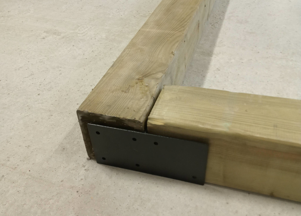 Houtverbinding T-stuk