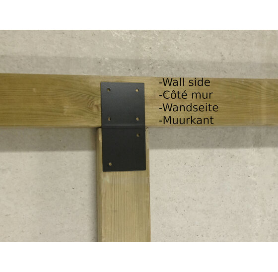 Houtverbinding T-stuk