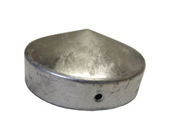 Paalornament Rond 81mm vuurverzinkt - 25 stuks