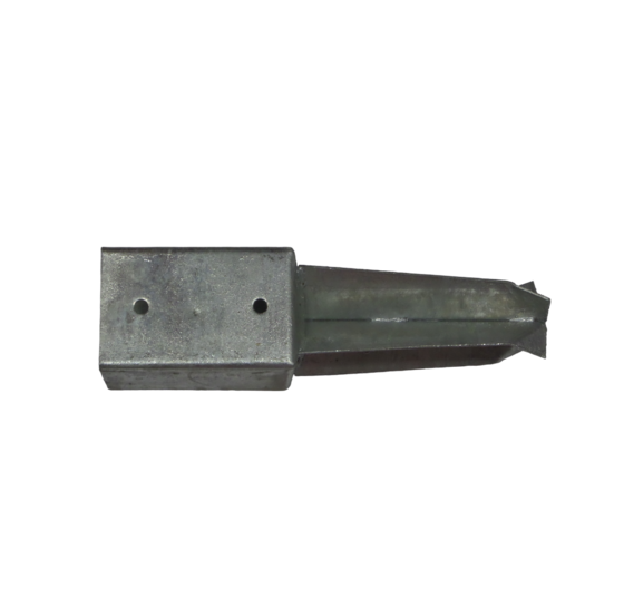 Korte paalhouder 91x91x350 mm vuurverzinkt – compacte en sterke paaldrager voor houten palen