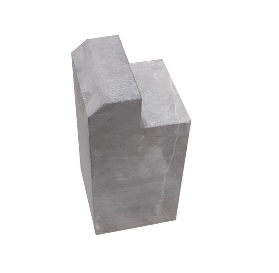 Stopblok met facetrand