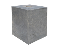 Sokkel zonder facetrand - 150x150mm