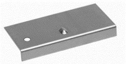 Daktrim aluminium 110x64 mm Roval, 2,5 meter waterdichte dakrand