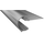Kraaltrim aluminium 45x50mm voor dakrand en trapneus - 2,5m Roval
