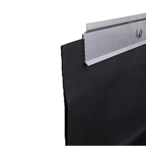 Knelprofiel aluminium 60mm voor wandaansluiting EPDM en vijverfolie, 2,5m
