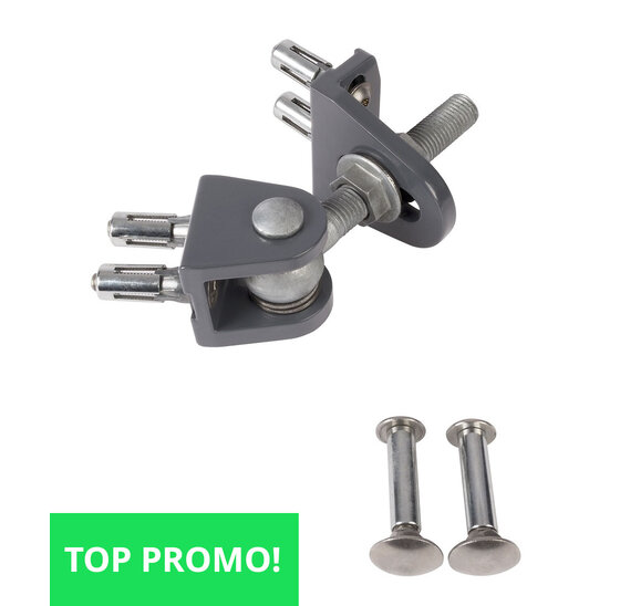 Opschroefbaar 4D-regelbaar scharnier