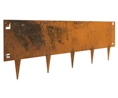Borderrand cortenstaal 106x24 cm 5 stuks