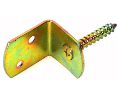 HP L beslag geel verzinkt